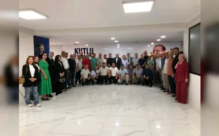 AK Parti Terme’de çeyrek asırlık yol arkadaşlarına vefa: Erdoğan imzalı teşekkür belgeleri takdim edildi