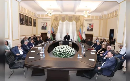 Azerbaycan’da Türk dünyasının gururu, Nobel Ödülü sahibi Aziz Sancar’ın 80. yaşı konfrens'la kutlandı