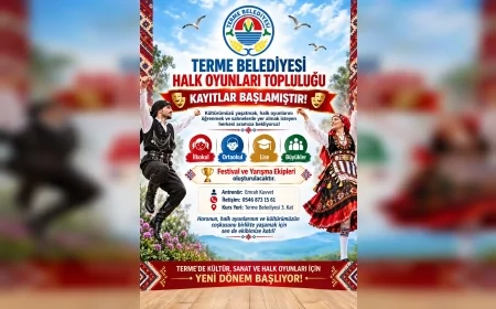 Terme Belediyesi Halk Oyunları Topluluğu kapılarını açıyor: Festival ve yarışma ekipleri kurulacak