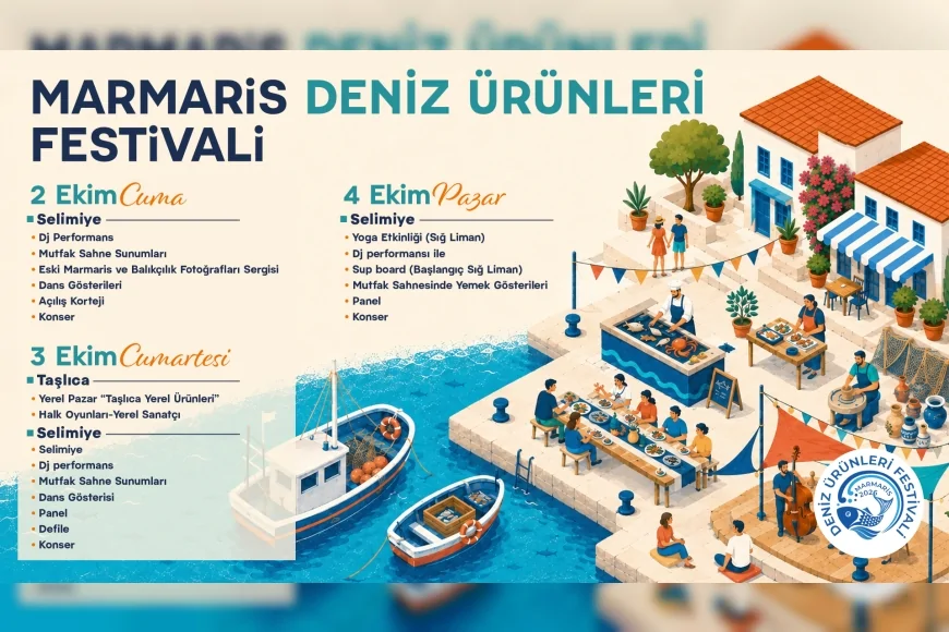 Marmaris Deniz Ürünleri Festivali İkinci Yılında Jolly Tur Programıyla Daha Geniş Kitlelere Ulaşacak