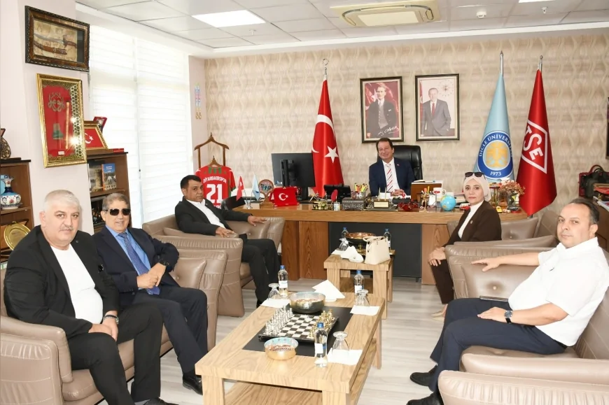 BBP Diyarbakır İl Başkanı Mehmet Çiçek’ten Rektör Prof. Dr. Kamuran Eronat’a ziyaret: Gençlik ve eğitim masaya yatırıldı