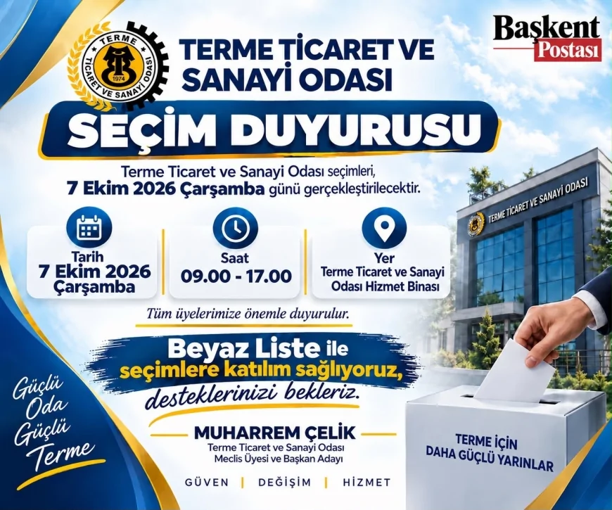MUHARREM ÇELİK’TEN TERME TSO İÇİN YENİ DÖNEM PROJELERİ