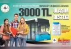 Burdur’da İkametini Taşıyan Öğrencilere 3 Bin TL Ulaşım Desteği.