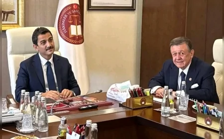 YANKI Dostluk Platformu’ndan HSK Birinci Daire Başkanı Turan Kuloğlu’na ziyaret: “Adalette hakkın büyüğü küçüğü yoktur”