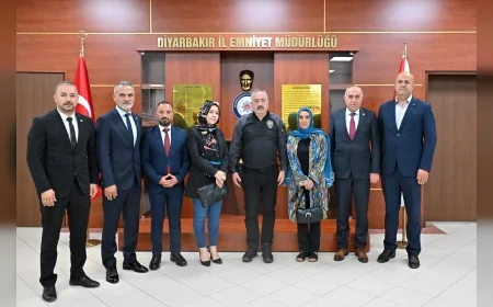 EMŞAV Diyarbakır İl Başkanlığından Emniyet Müdürü Murat Mutlu’ya hayırlı olsun ziyareti
