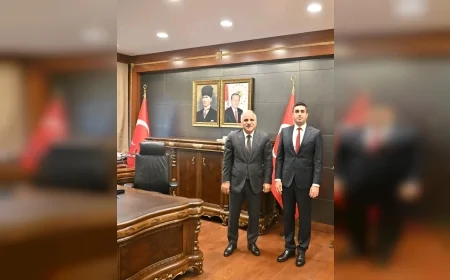 Diyarbakır Kaymakam Adayı Sergen Yıldız, Vali Murat Zorluoğlu’nu Ziyaret Ederek Görevine Başladı