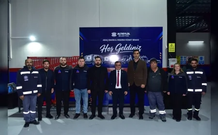 Altıeylül Belediyesi 24,5 Milyon Liralık Araç Bakım ve Onarım Tesisini Hizmete Açtı.
