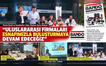 Terme Esnaf ve Sanatkârlar Odası Başkanı Barış Aktepe: “Uluslararası Firmaları Esnafımızla Buluşturmaya Devam Edeceğiz”