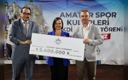 KARABAĞLAR BELEDİYESİ 33 AMATÖR SPOR KULÜBÜNE DESTEĞİNİ YÜZDE 50 ARTIRARAK 2 MİLYON 400 BİN TL’YE ÇIKARDI