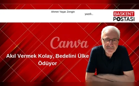 Akıl Vermek Kolay, Bedelini Ülke Ödüyor
