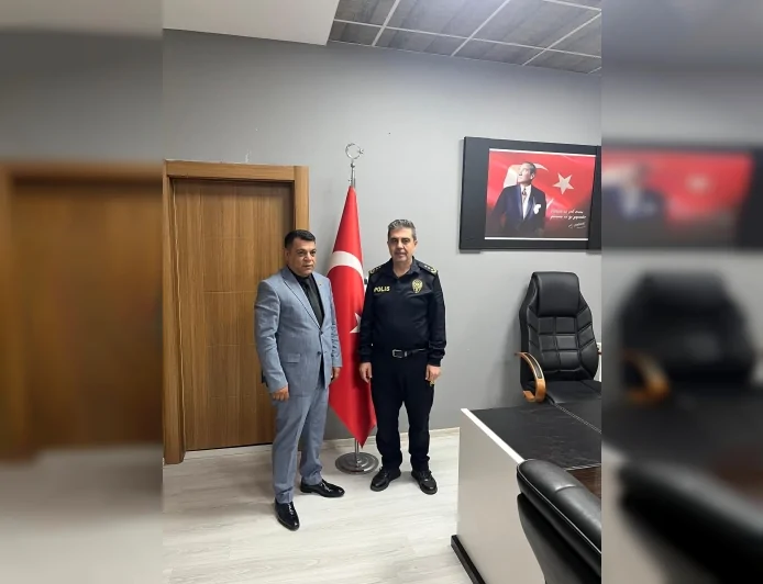 Başkan Mehmet Çiçek ’ten Bismil İlçe Emniyet Müdürü Sedar Özdemir’e Hayırlı Olsun Ziyareti