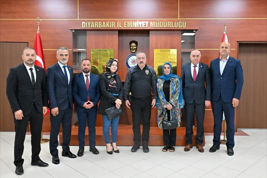 EMŞAV Diyarbakır İl Başkanlığından Emniyet Müdürü Murat Mutlu’ya hayırlı olsun ziyareti