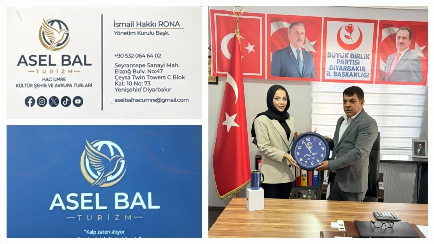Asel Bal Turizm Yönetim Kurulu Başkanı İsmail Hakkı Rona’dan BBP Diyarbakır İl Başkanı Mehmet Çiçek’e Anlamlı Ziyaret