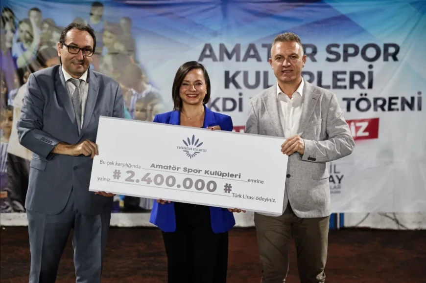 KARABAĞLAR BELEDİYESİ 33 AMATÖR SPOR KULÜBÜNE DESTEĞİNİ YÜZDE 50 ARTIRARAK 2 MİLYON 400 BİN TL’YE ÇIKARDI