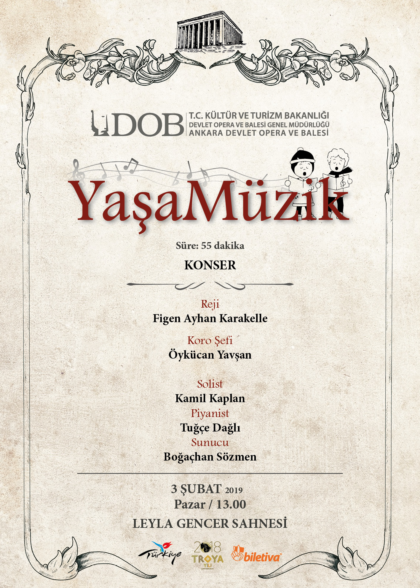 180 KİŞİLİK ADOB ÇOCUK ve GENÇLİK KOROSU  “YAŞAMÜZİK” KONSERİ İLE SAHNEDE…