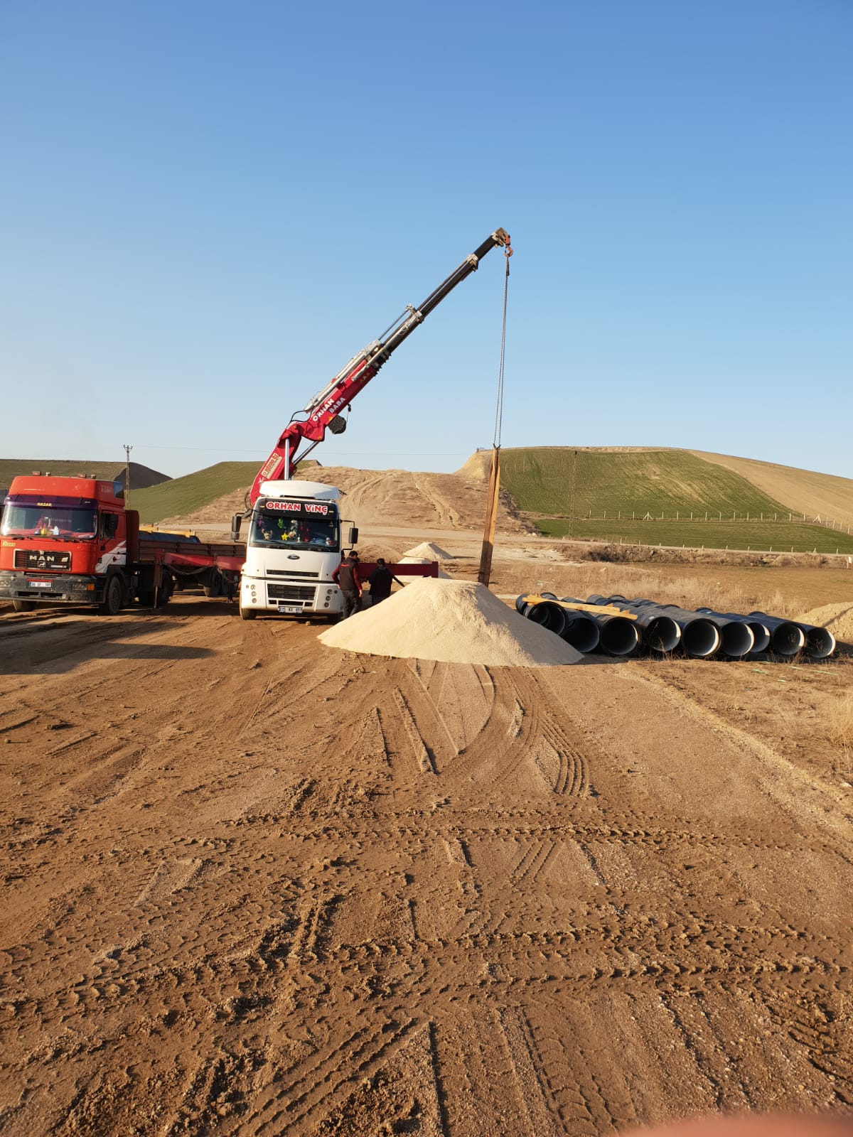 24 kilometrelik içme suyu hattı
