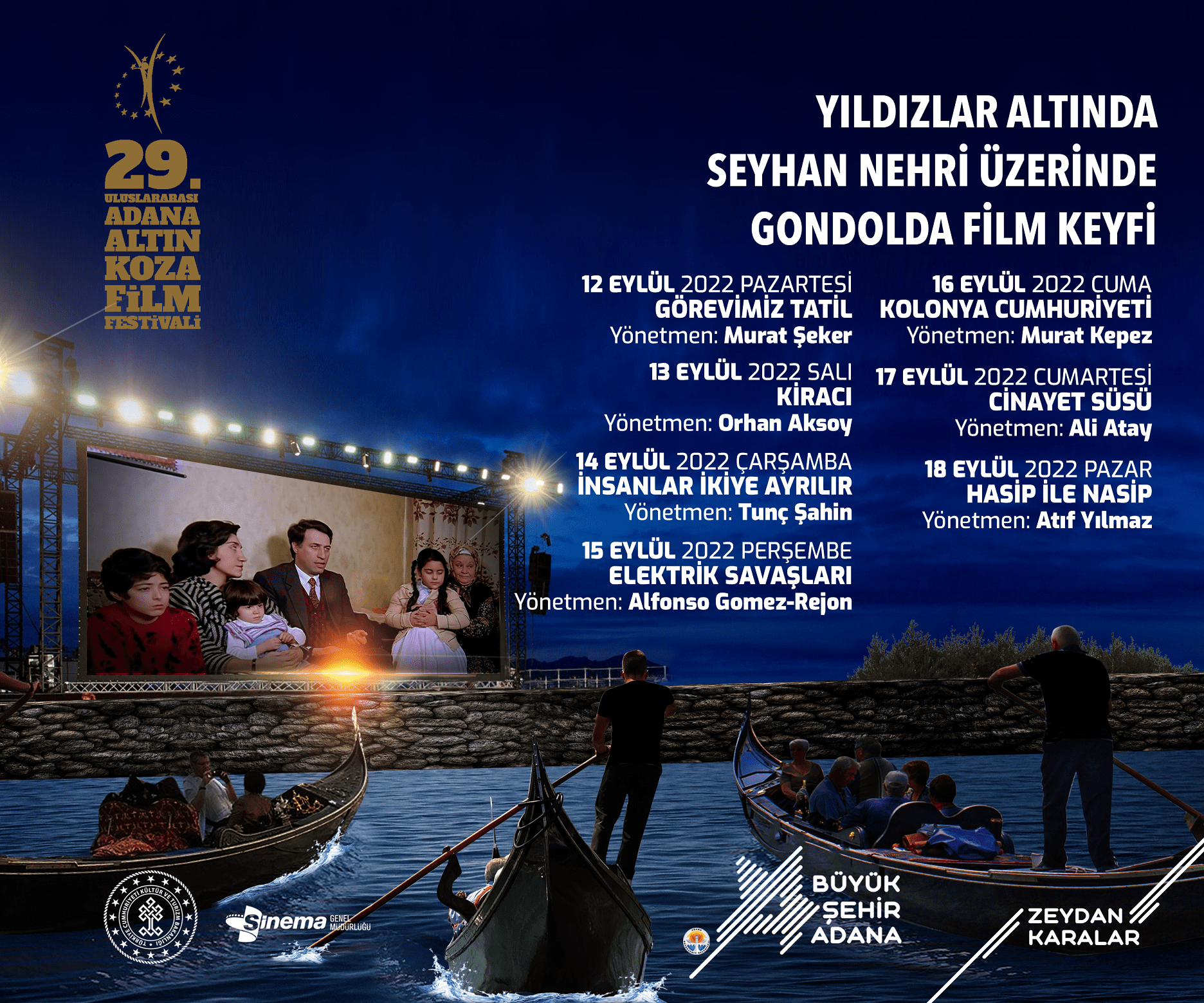 ALTIN KOZA'DA ''GONDOLDA SİNEMA'' KEYFİ