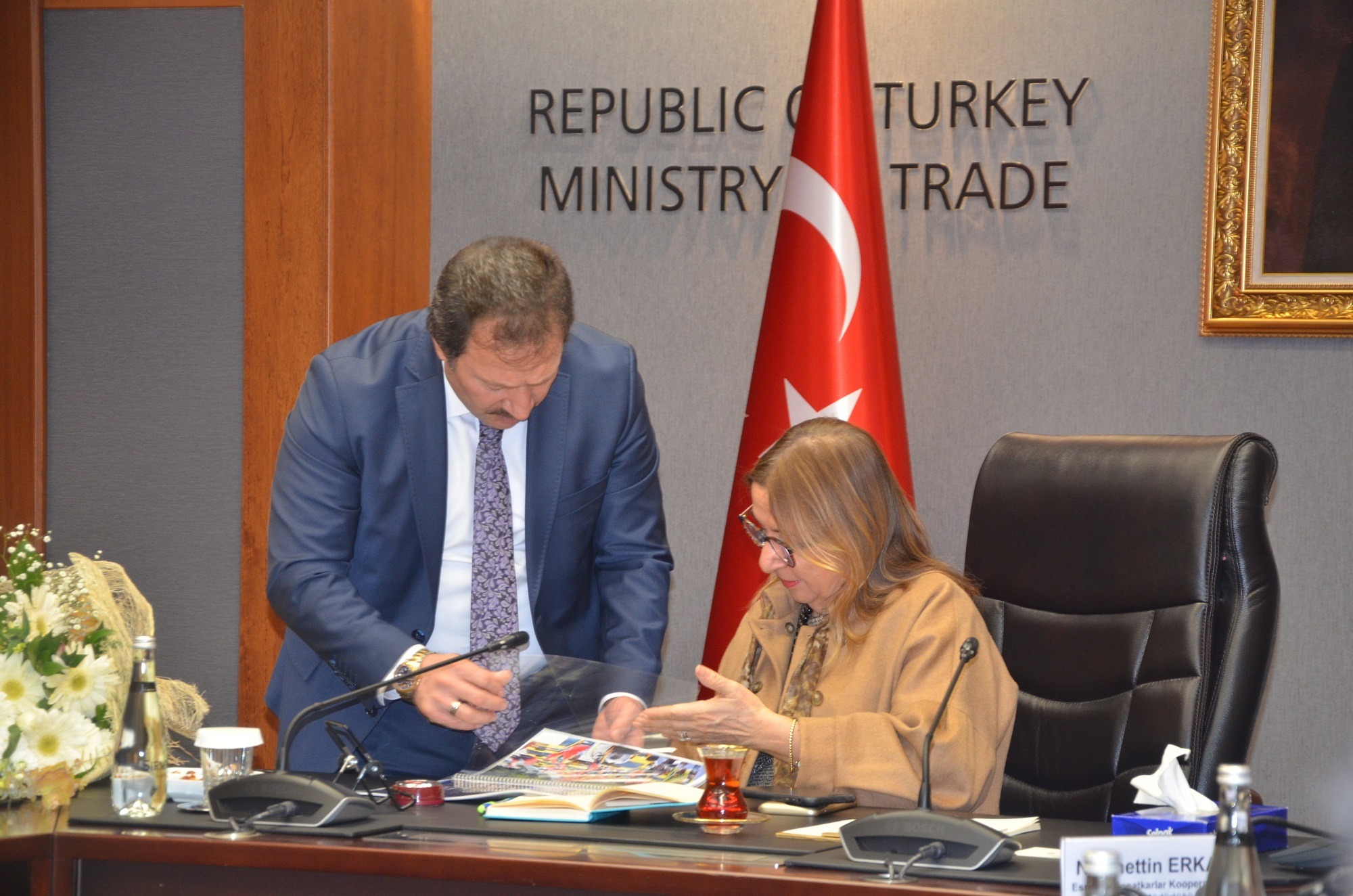 ANKESOB Yönetiminden Ticaret Bakanı Pekcan'a ziyaret