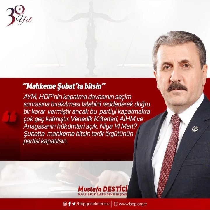 Bahçeli ve Destici kapatılsın demişti , HDP iban paylaştı