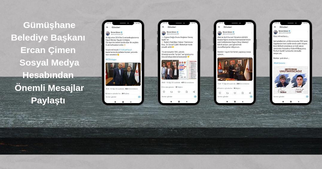 Başkan Ercan Çimen Önemli Mesajlar Paylaştı