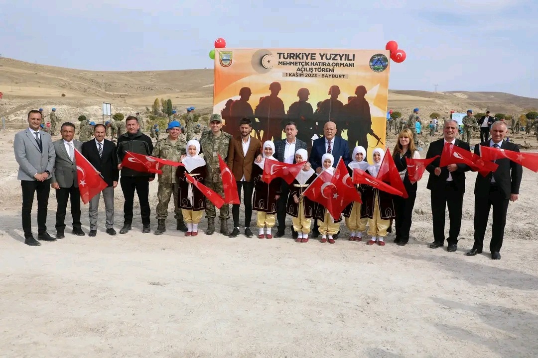 Bayburt’ta Türkiye Yüzyılı Mehmetçik Hatıra Ormanı 