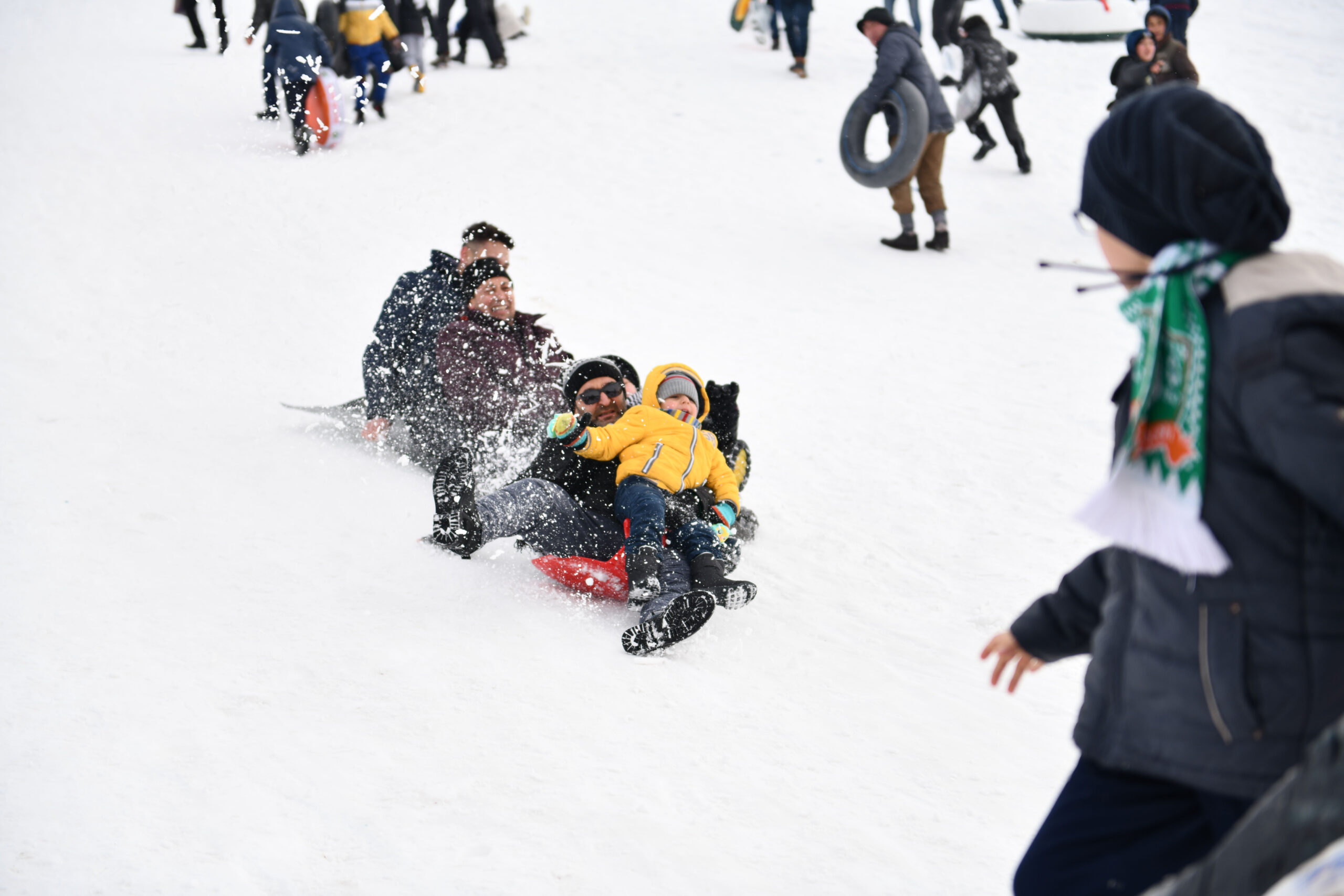 Beypazarı’nda Dolu Dolu Kızak Şenliği