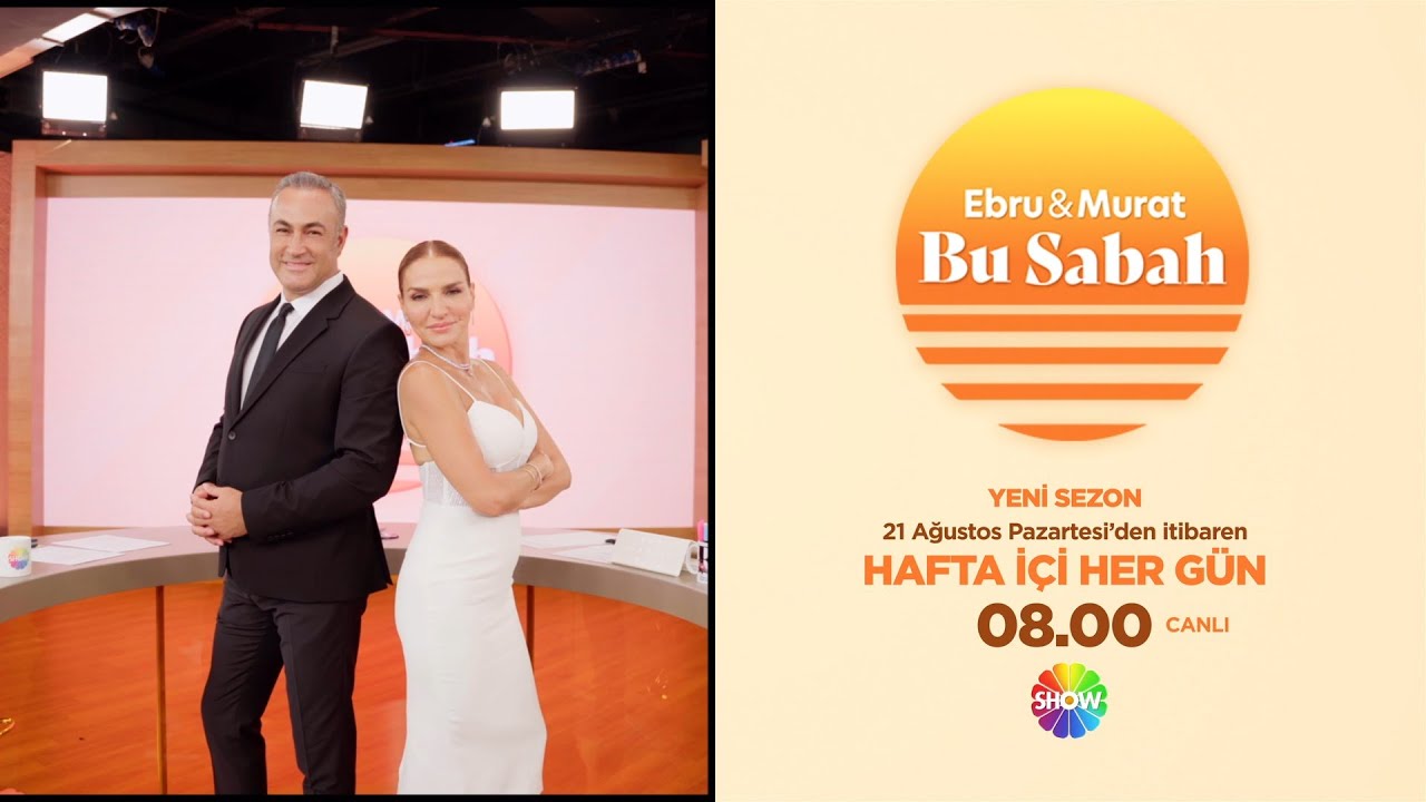 Bu Sabah yeni sezonuyla 21 Ağustos Pazartesi Show TV’de başlıyor!