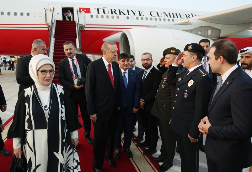 Cumhurbaşkanı Erdoğan Katar’da