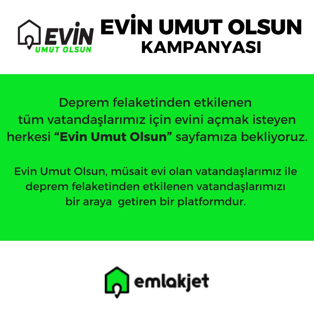 Depremde evini kaybedenlere geçici konaklama sağlayacak “Evin Umut Olsun” platformu hayata geçirildi
