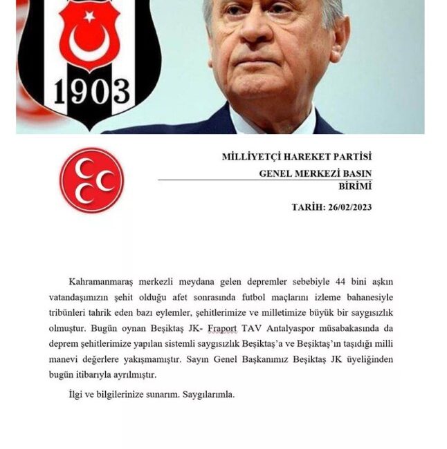 MHP lideri Devlet Bahçeli,