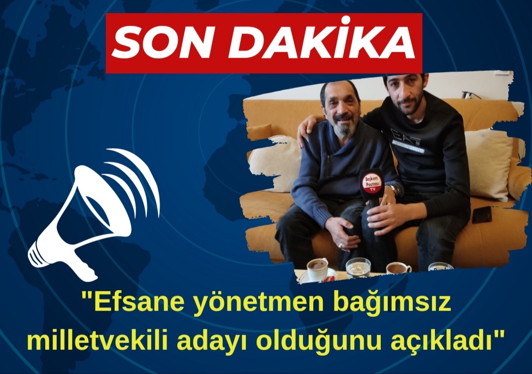 Efsane yönetmen bağımsız milletvekili adayı olduğunu açıkladı