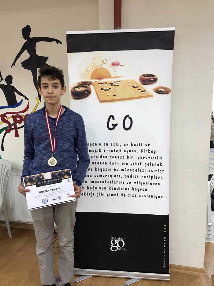 Enderunlu öğrenci Go Turnuvası’nda “Savaşçı Ruh” madalyası kazandı