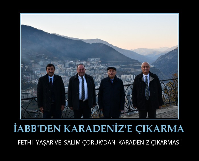 FETHİ YAŞAR VE SALİM ÇORUK‘DAN KARADENİZ ÇIKARMASI