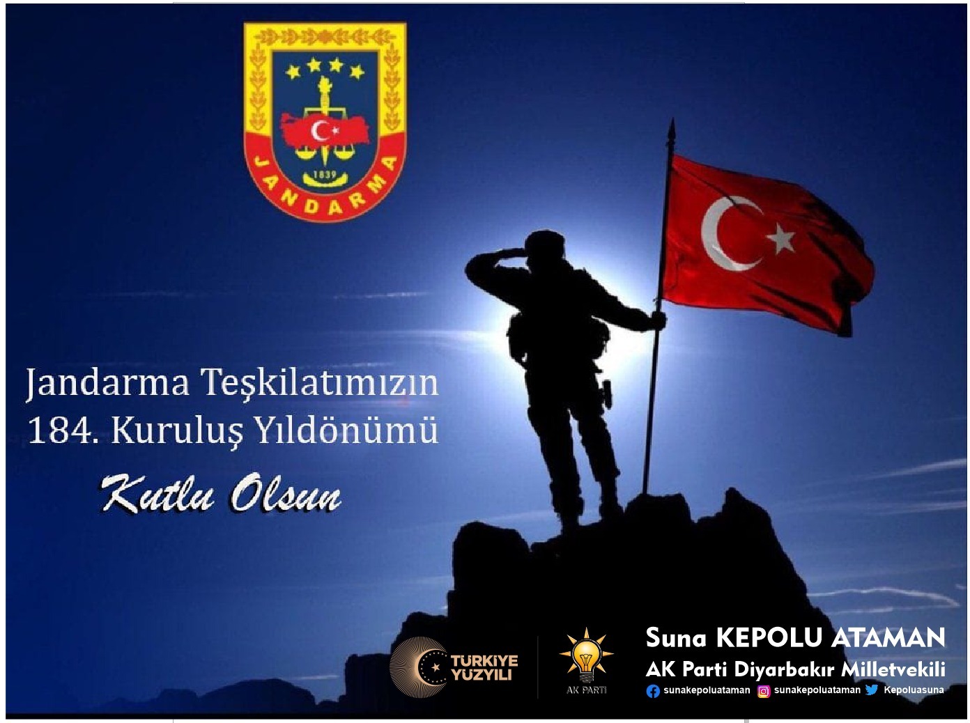 Hanımağa Jandarma Teşkilatının Kuruluş Yıldönümünü Kutladı 