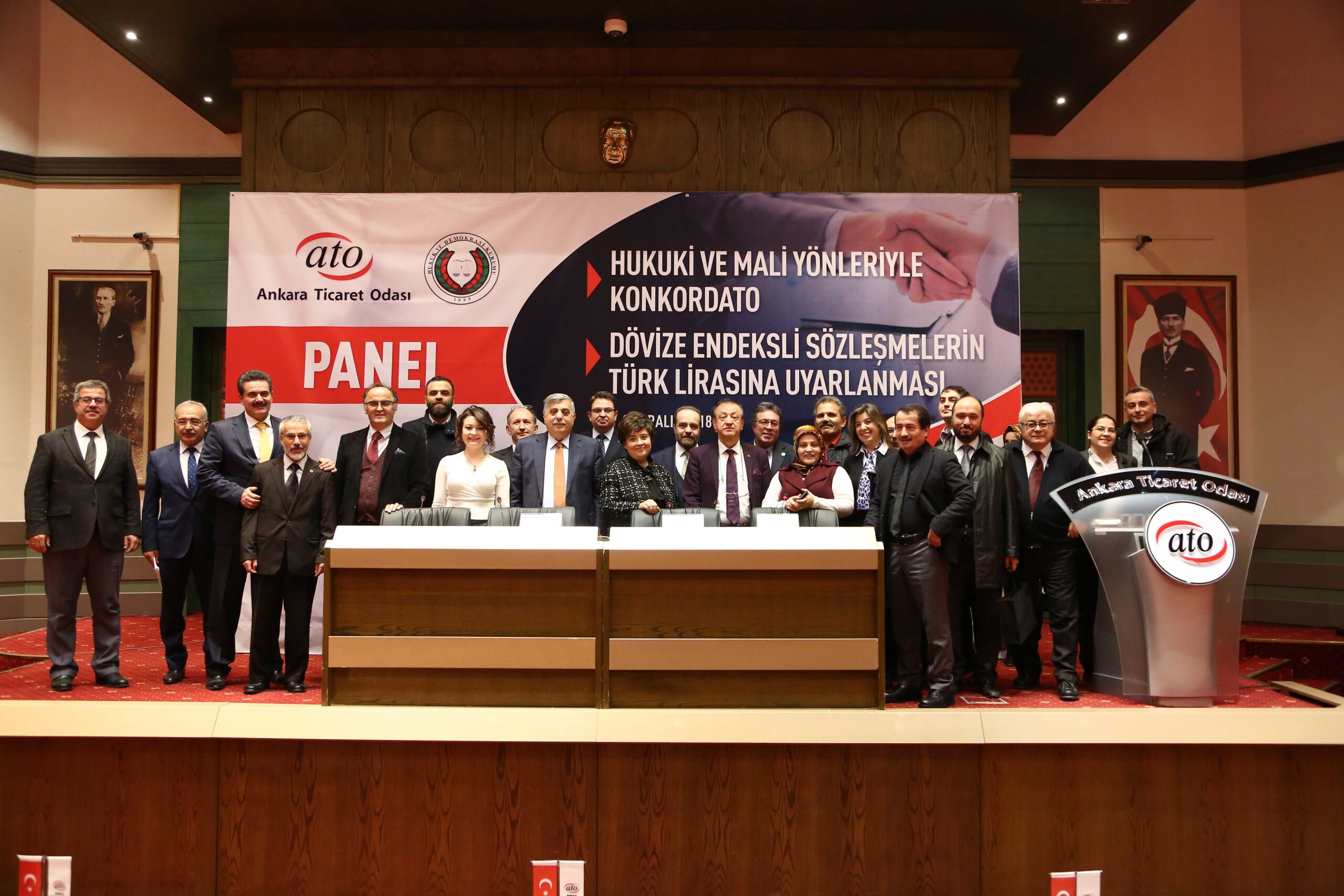 “HUKUKİ VE MALİ YÖNLERİYLE KONKORDATO” PANELİ ATO’DA YAPILDI
