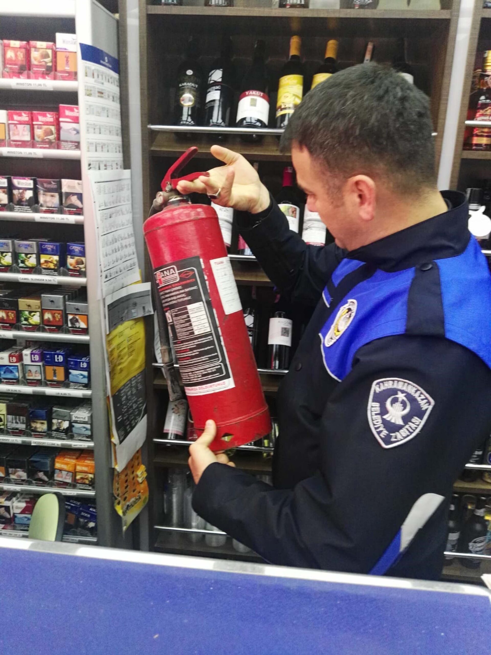 Kahramankazan zabıtasında yılbaşı teyakkuzu