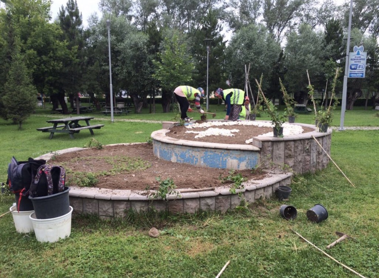 Kış öncesi parklara terapi