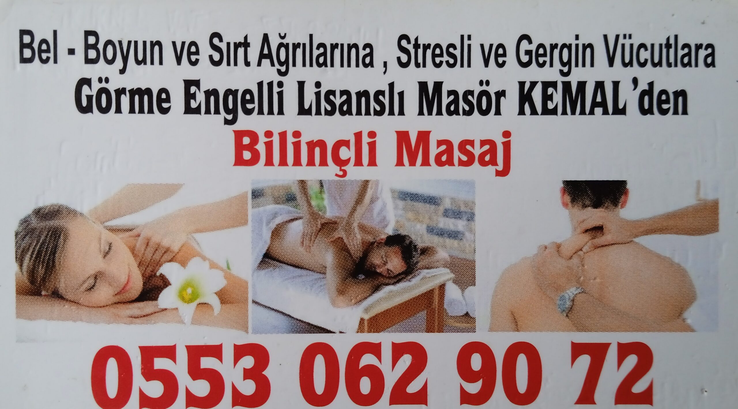 Lisanslı Görme Engelli Masör Kemal'i Duymayan Kalmasın