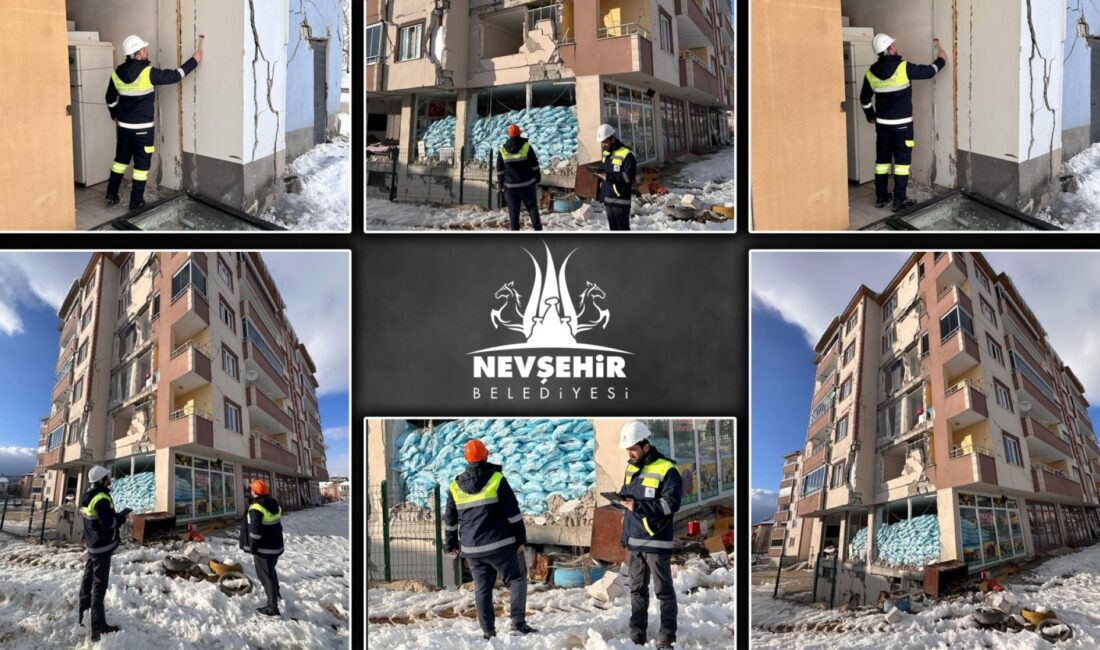Nevşehir Belediyesi, deprem bölgesindeki
