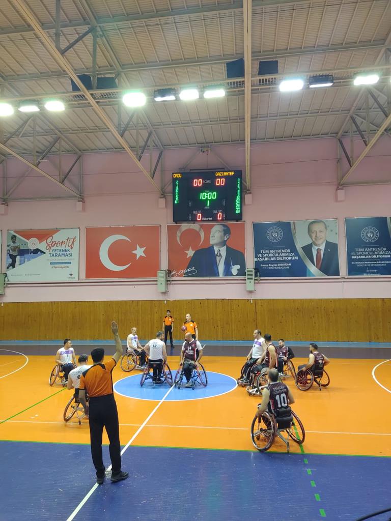 ORDU-TEKERLEKLİ Sandelye basketbol sporcuları