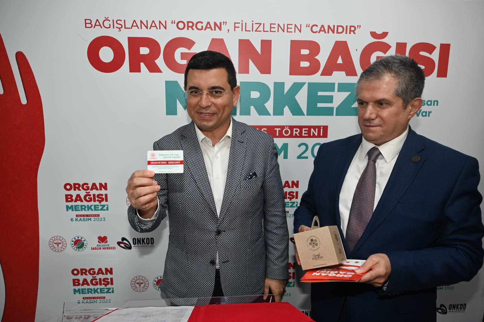 Organ Bağış Merkezi’nin ilk bağışçısı Başkan Tütüncü oldu