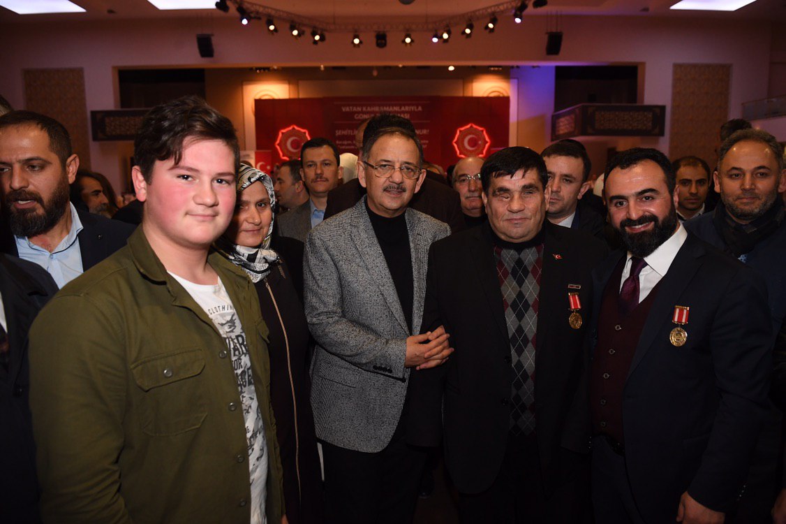 ÖZHASEKİ ŞEHİT AİLELERİ VE GAZİLERLE BULUŞTU