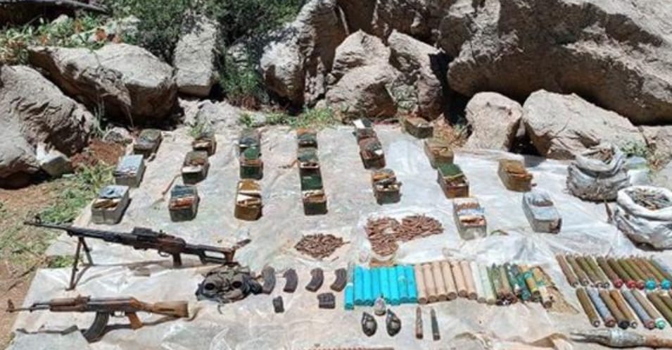 PKK TERÖR ÖRGÜTÜNÜN SİLAH VE MÜHİMMATLARI ELE GEÇİRİLDİ