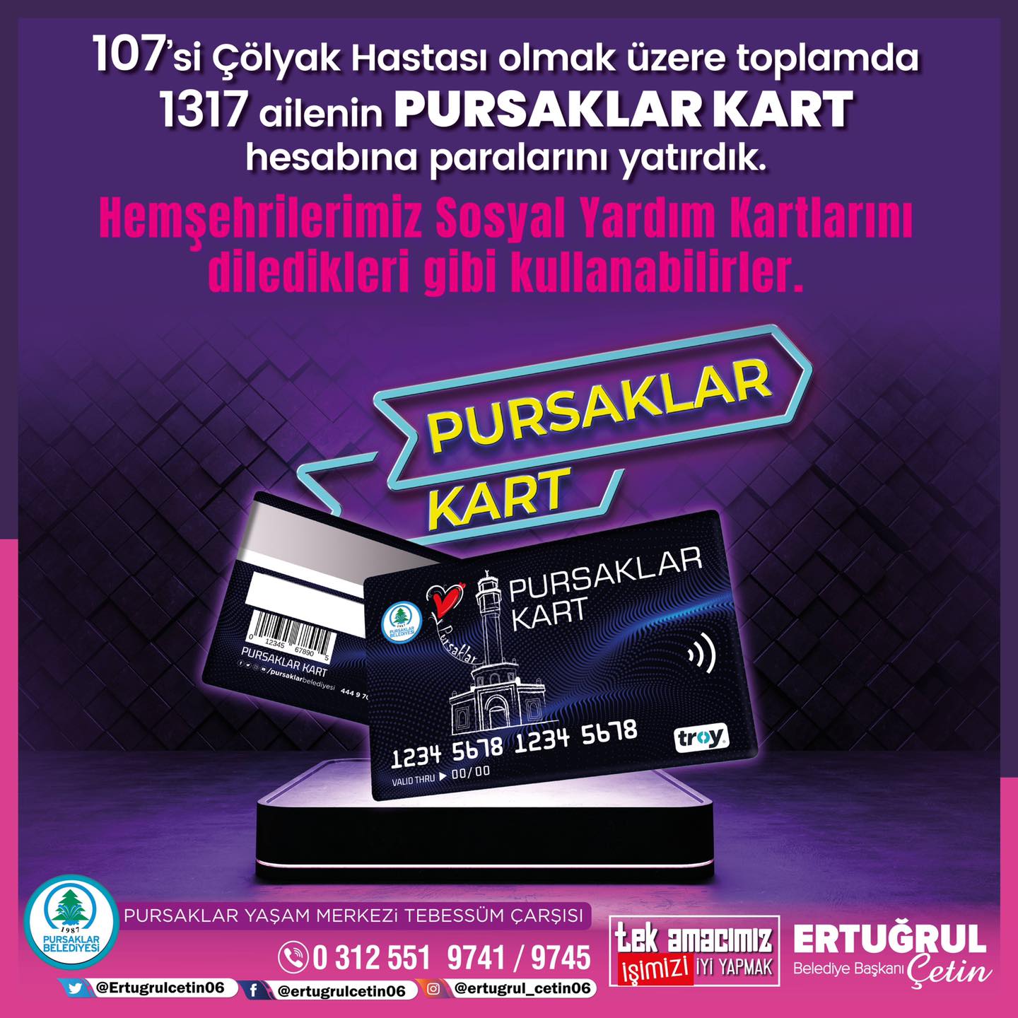 Pursaklar Belediyesi Yüzleri Güldürüyor