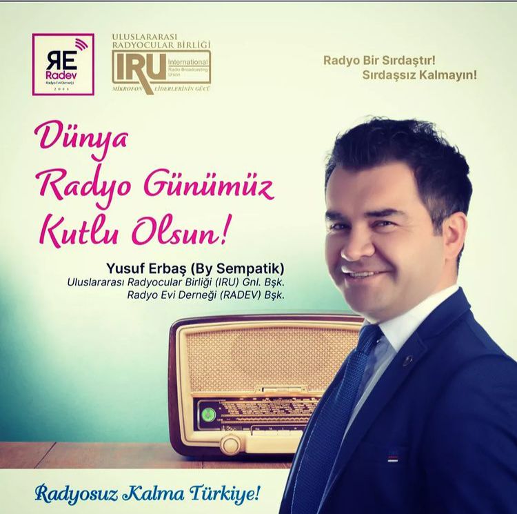 RADEV Başkanı Erbaş’tan “Radyo Günü” mesajı…