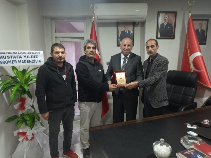 Reis Ocakları Başkanı MHP İl Başkanı'nı Ziyaret Etti