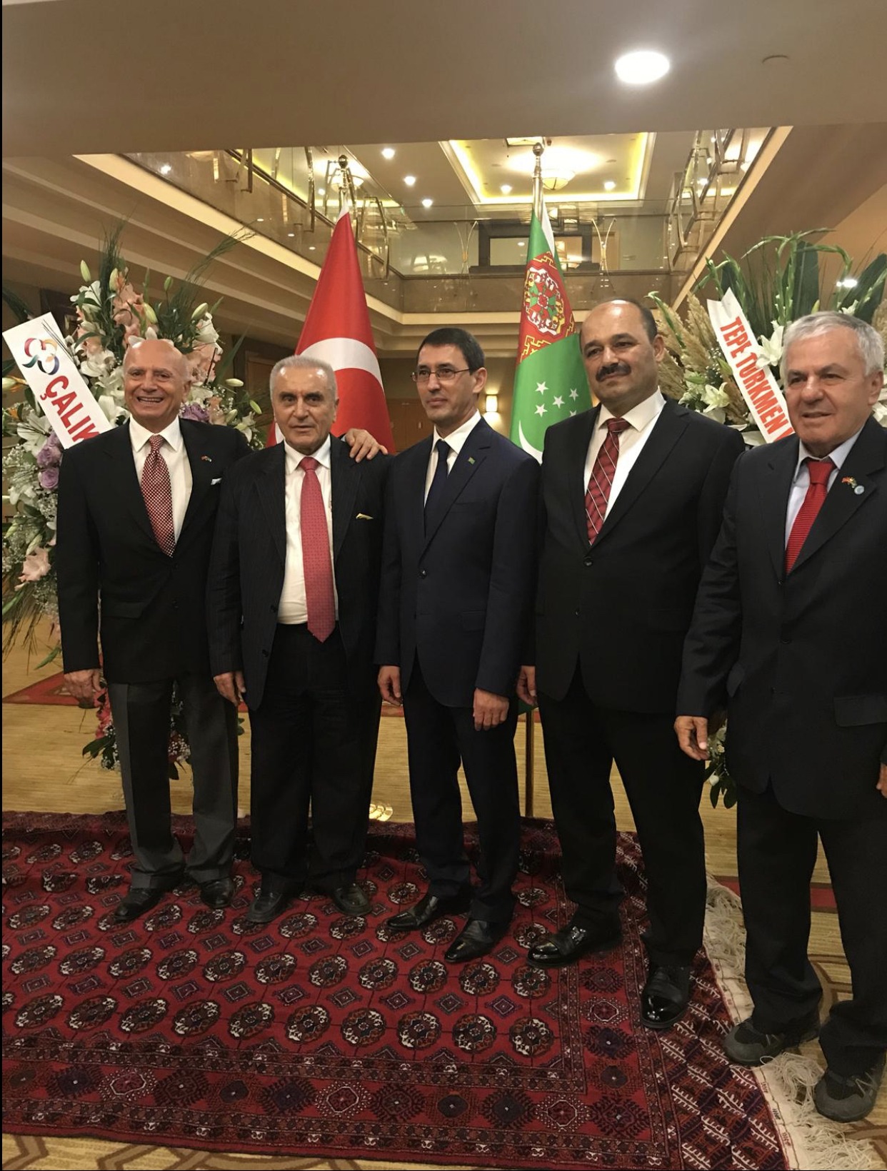 Rektör Türkmenistan'ın 27. Bağımsızlık Günü Resepsiyonu'na İştirak Etti