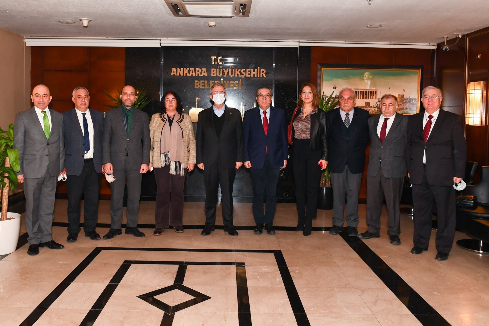 SDD’den Ankara Büyükşehir Belediye Başkanı Mansur Yavaş’a ziyaret…