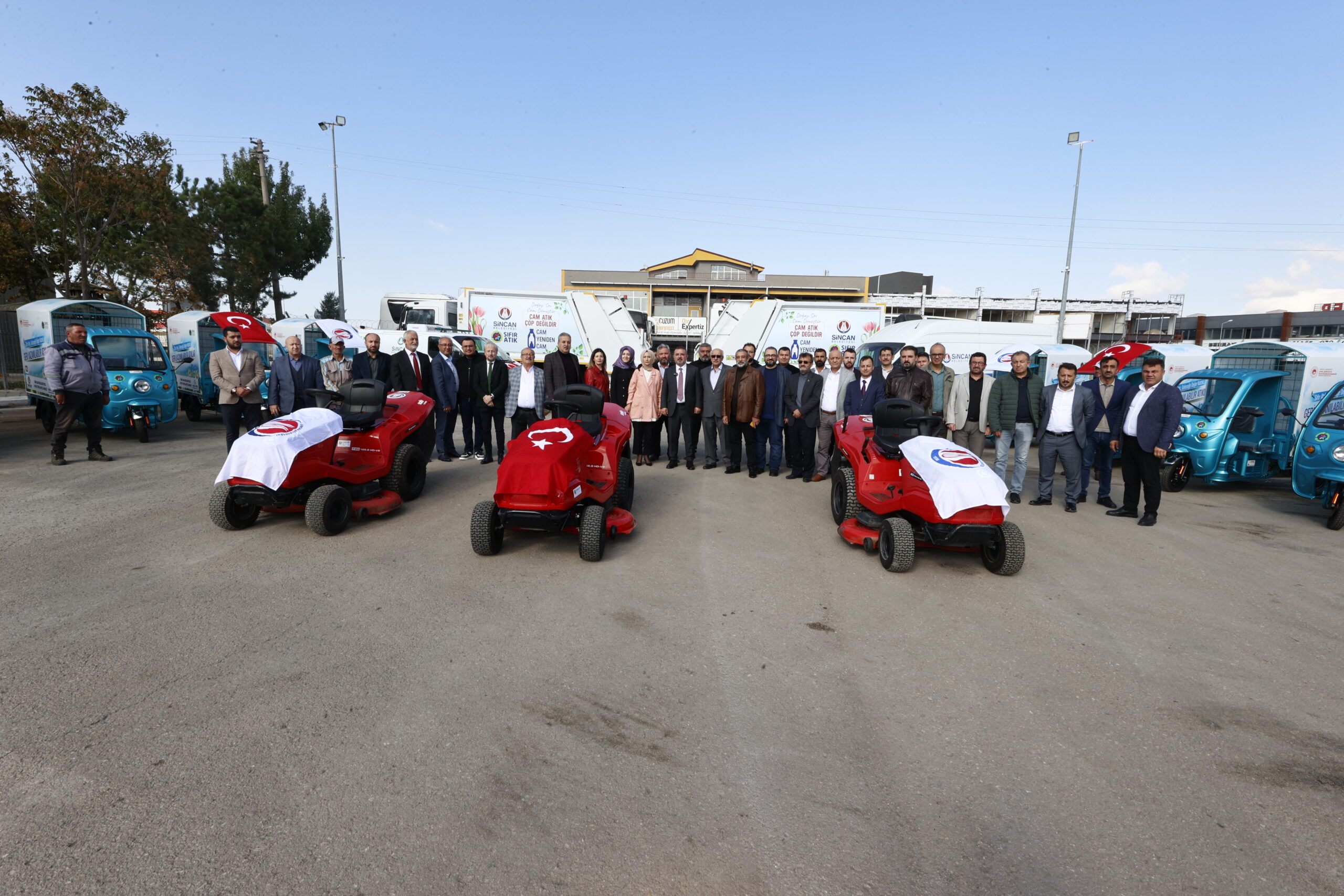 SİNCAN BELEDİYESİ ARAÇ FİLOSUNU GÜÇLENDİRDİ