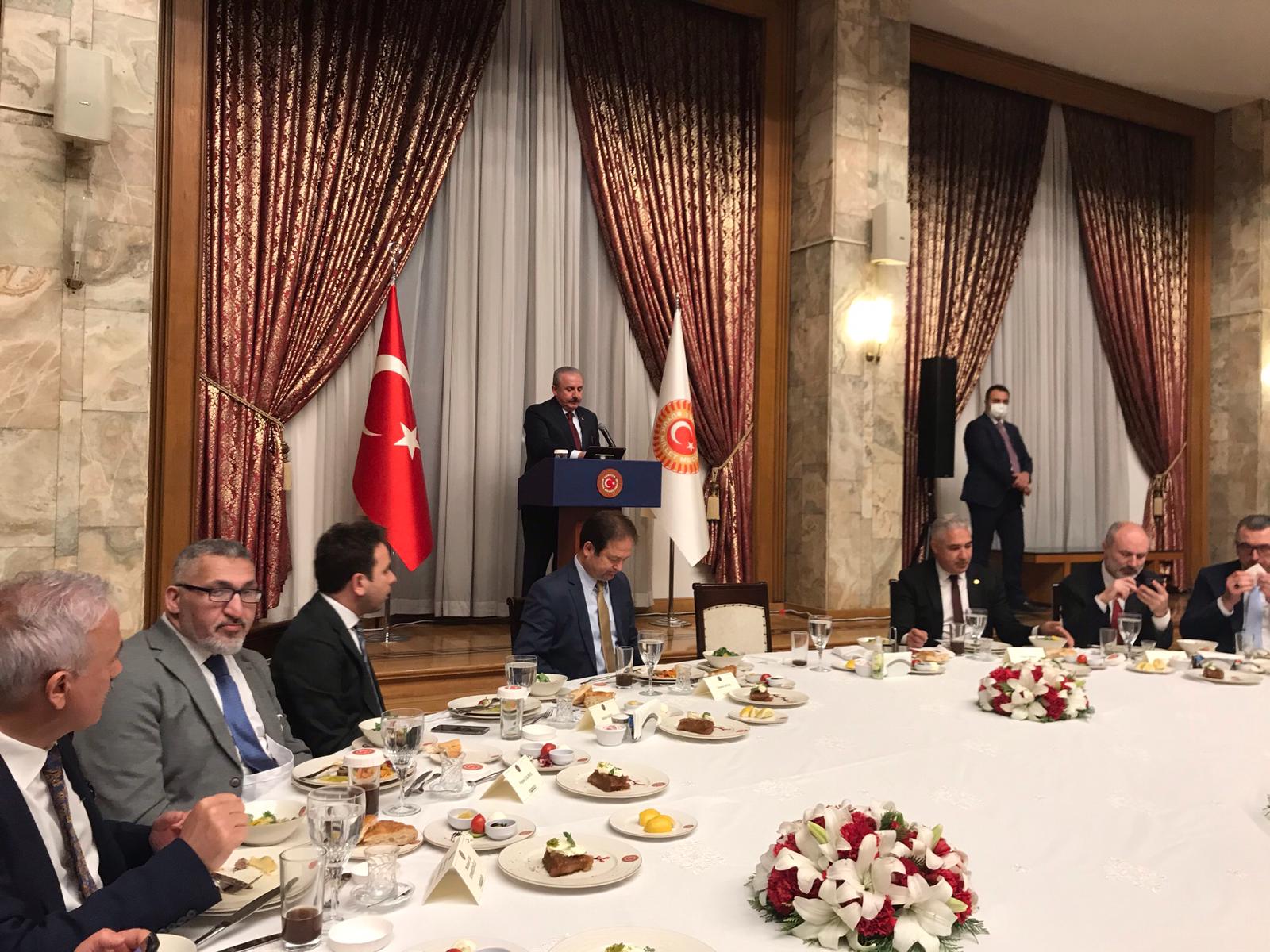 TBMM Başkanı Mustafa Şentop iftar yemeği verdi